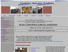 Tablet Screenshot of officefurnitureliquidation.us